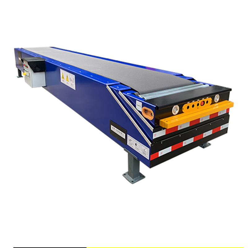 生產(chǎn)裝車用伸縮輸送機(jī) 多用途皮帶輸送機(jī)械